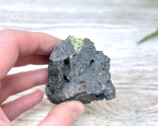 Peridot Crystals on Basalt #12