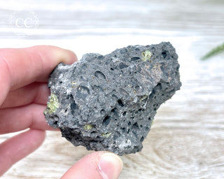 Peridot Crystals on Basalt #13