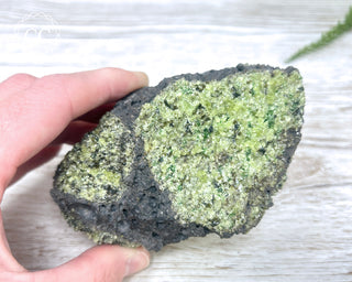 Peridot Crystals on Basalt #2