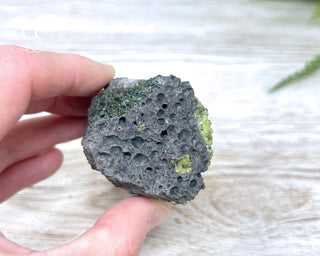 Peridot Crystals on Basalt #3
