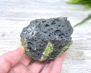 Peridot Crystals on Basalt #4
