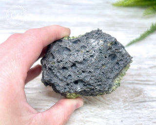 Peridot Crystals on Basalt #4