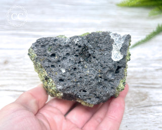 Peridot Crystals on Basalt #4