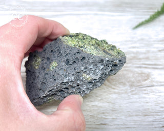 Peridot Crystals on Basalt #1