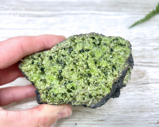 Peridot Crystals on Basalt #1