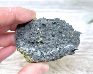 Peridot Crystals on Basalt #9