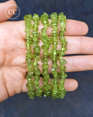 Peridot Gemchip Bracelet