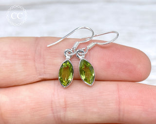 Peridot Silver Earrings #3