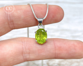 Peridot Silver Necklace #1