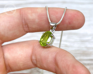 Peridot Silver Necklace #1