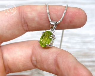 Peridot Silver Necklace #1