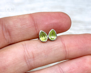 Peridot Silver Studs #1
