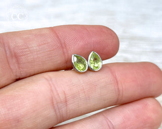 Peridot Silver Studs #1