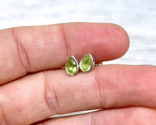 Peridot Silver Studs #1