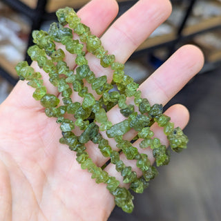 Peridot Gemchip Bracelet