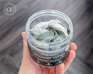 Phantom Whipped Soap pot in hand