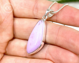 Phosphosiderite Silver Necklace #1