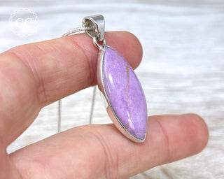 Phosphosiderite Silver Necklace #2