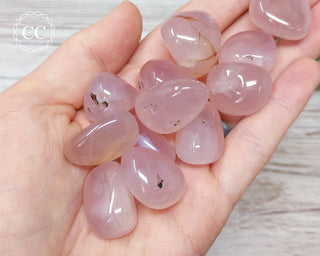 Pink Chalcedony Tumbled Crystal