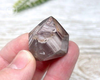 Pink Hematite (Lithium) Quartz Tower #19