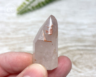 Pink Hematite (Lithium) Quartz Tower #6