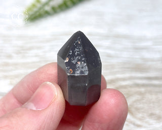 Pink Hematite (Lithium) Quartz Tower #23