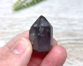 Pink Hematite (Lithium) Quartz Tower #23