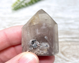 Pink Hematite (Lithium) Quartz Tower #24