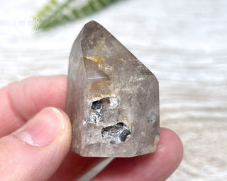 Pink Hematite (Lithium) Quartz Tower #24