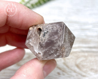 Pink Hematite (Lithium) Quartz Tower #24