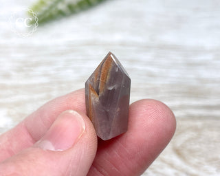 Pink Hematite (Lithium) Quartz Tower #26