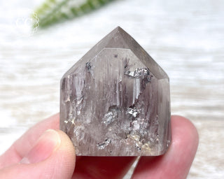 Pink Hematite (Lithium) Quartz Tower #27