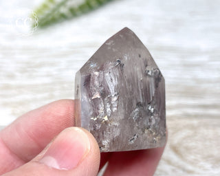 Pink Hematite (Lithium) Quartz Tower #27