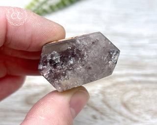 Pink Hematite (Lithium) Quartz Tower #27