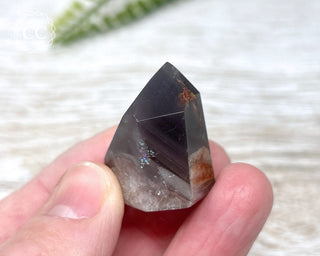 Pink Hematite (Lithium) Quartz Tower #10