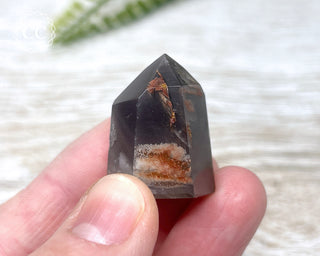 Pink Hematite (Lithium) Quartz Tower #10