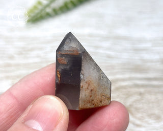 Pink Hematite (Lithium) Quartz Tower #10