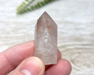 Pink Hematite (Lithium) Quartz Tower #6