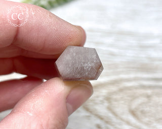 Pink Hematite (Lithium) Quartz Tower #12