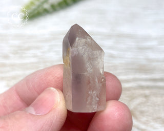 Pink Hematite (Lithium) Quartz Tower #18