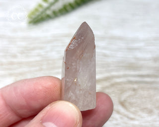 Pink Hematite (Lithium) Quartz Tower #6