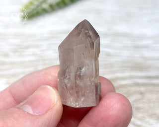 Pink Hematite (Lithium) Quartz Tower #18