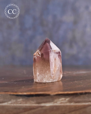 Pink Hematite (Lithium) Quartz Tower #3