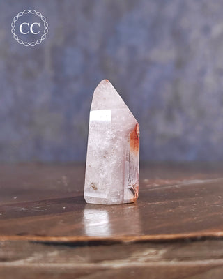 Pink Hematite (Lithium) Quartz Tower #8