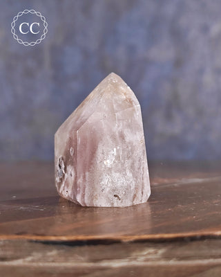 Pink Hematite (Lithium) Quartz Tower #24