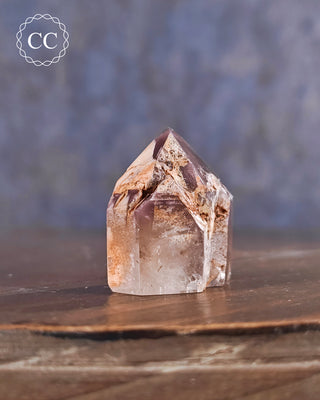 Pink Hematite (Lithium) Quartz Tower #3