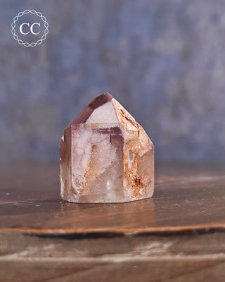 Pink Hematite (Lithium) Quartz Tower #3