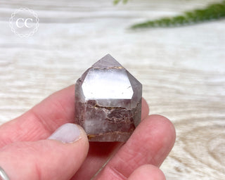 Pink Hematite (Lithium) Quartz Tower #2