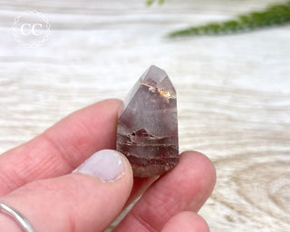 Pink Hematite (Lithium) Quartz Tower #2