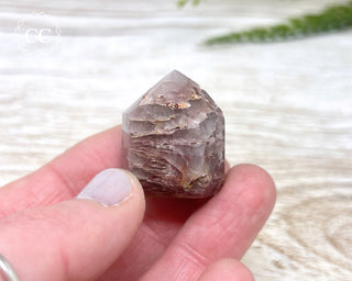 Pink Hematite (Lithium) Quartz Tower #2